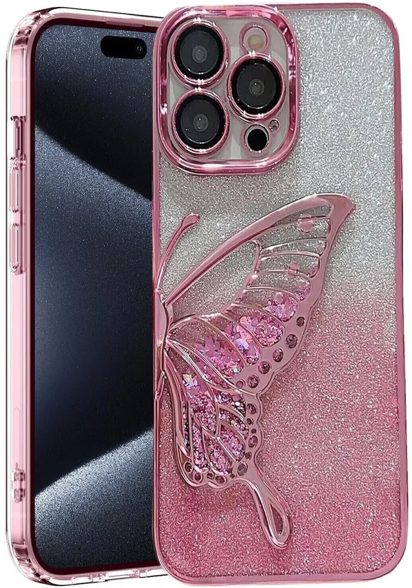 Luxury_Glitter_Cute_Butterfly,_Flexible_Case_Cover_for_iPhone_13_Pro