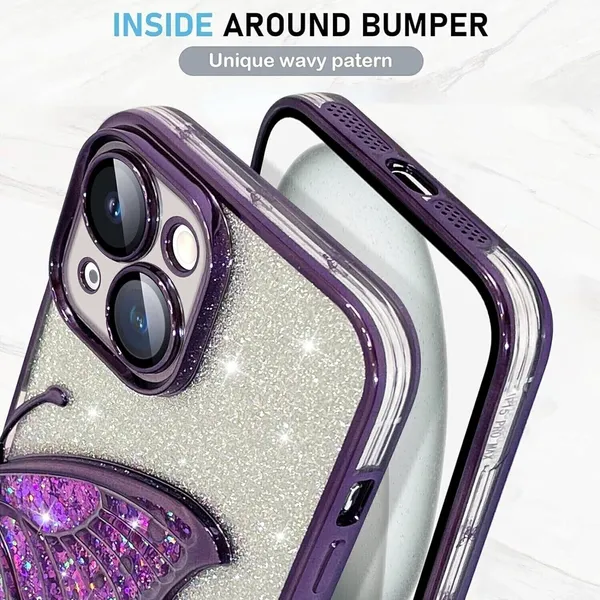 Luxury_Glitter_Cute_Butterfly,_Flexible_Case_Cover_for_iPhone_14
