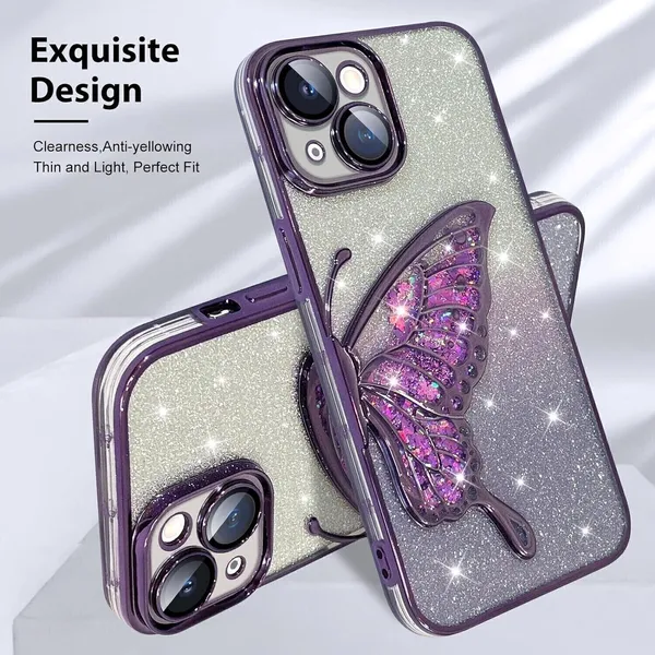 Luxury_Glitter_Cute_Butterfly,_Flexible_Case_Cover_for_iPhone_15