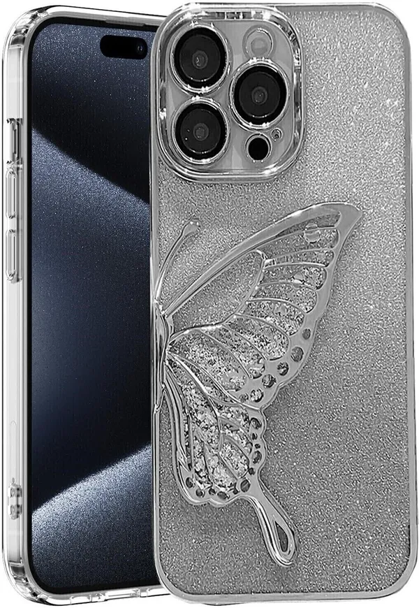 Luxury_Glitter_Cute_Butterfly,_Flexible_Case_Cover_for_iPhone_16_Pro_Max