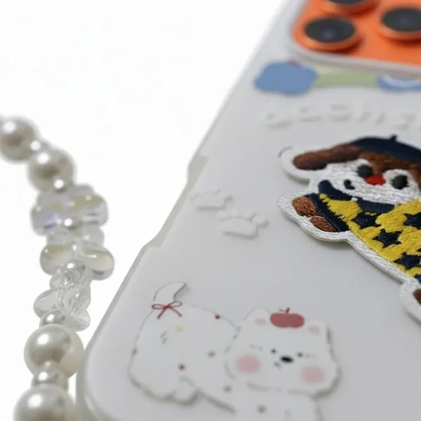 Cute_Dachshund_Puppy_With_Beaded_Wrist_Strap_Case_Cover_for_iPhone_17_Pro_Max