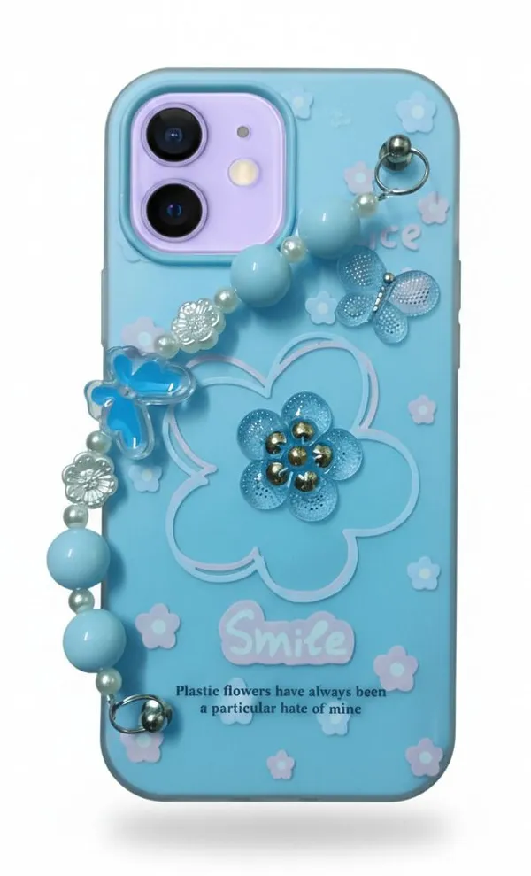 3D_Flower_Aesthetic_Butterfly_Charm_Strap_Case_Cover_for_iPhone_11
