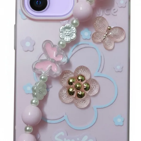 3D_Flower_Aesthetic_Butterfly_Charm_Strap_Case_Cover_for_iPhone_11