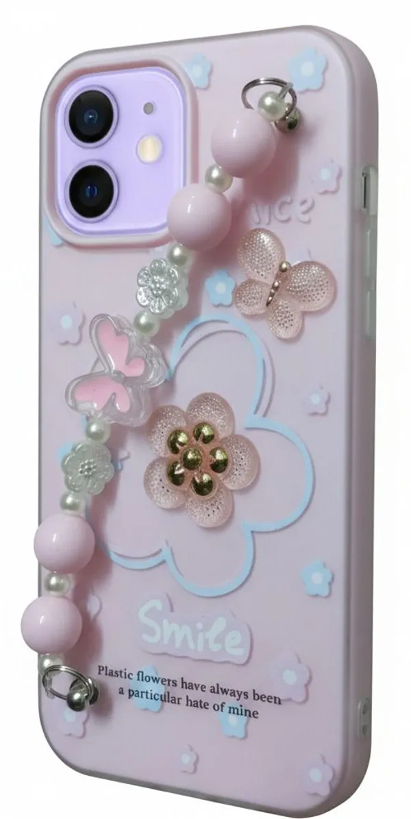 3D_Flower_Aesthetic_Butterfly_Charm_Strap_Case_Cover_for_iPhone_11