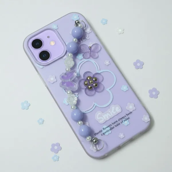 3D_Flower_Aesthetic_Butterfly_Charm_Strap_Case_Cover_for_iPhone_11