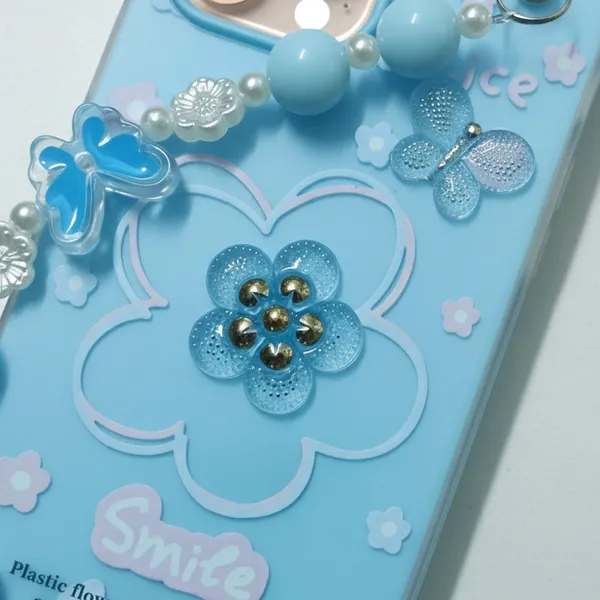3D_Flower_Aesthetic_Butterfly_Charm_Strap_Case_Cover_for_iPhone_12_Pro_Max_&_iPhone_13_Pro_Max