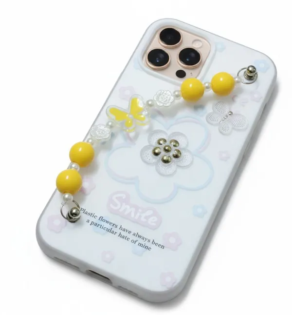 3D_Flower_Aesthetic_Butterfly_Charm_Strap_Case_Cover_for_iPhone_13_Pro