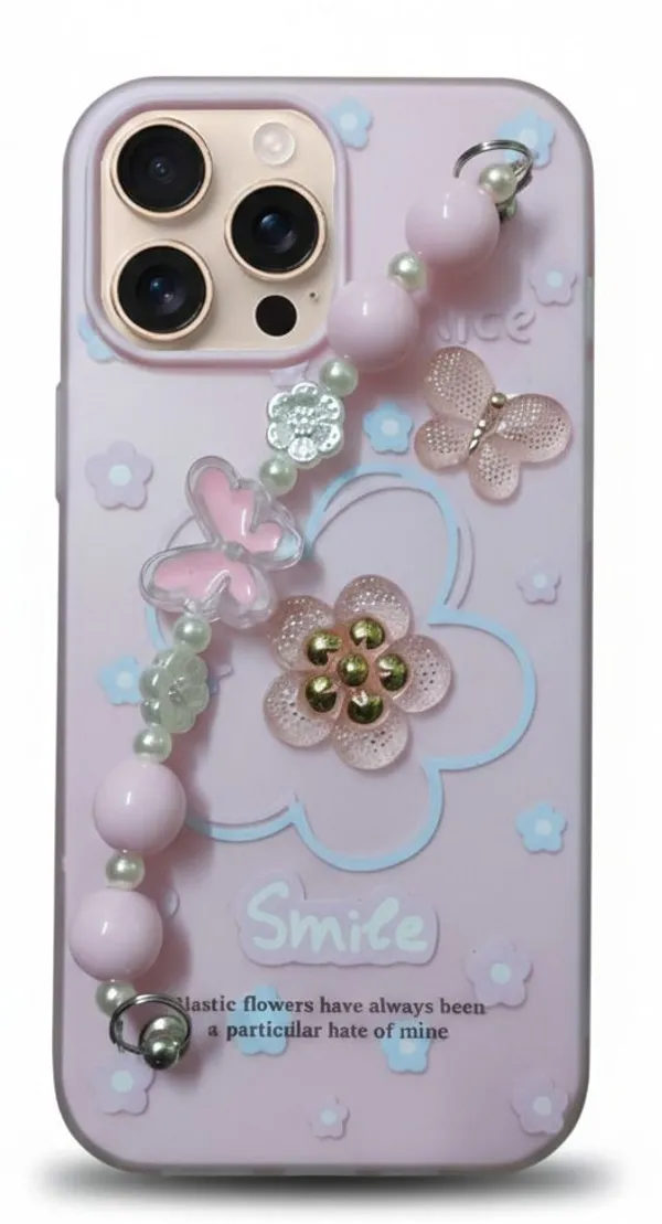 3D_Flower_Aesthetic_Butterfly_Charm_Strap_Case_Cover_for_iPhone_14_Pro_Max