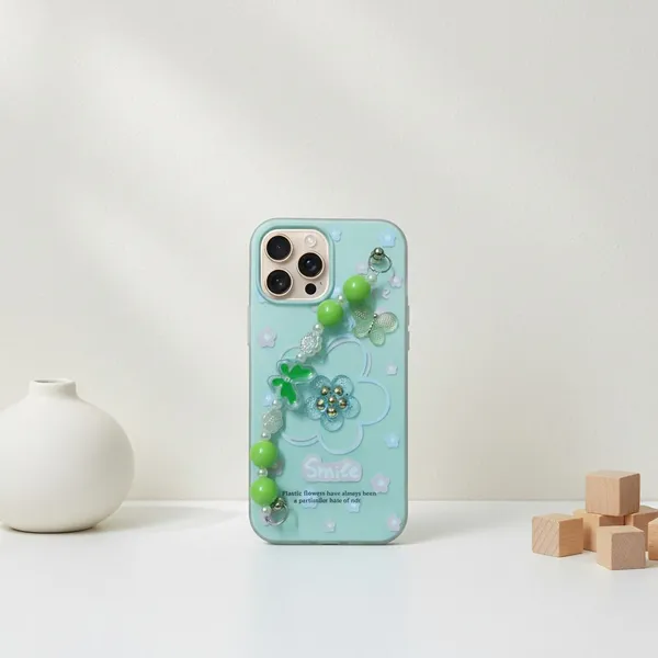3D_Flower_Aesthetic_Butterfly_Charm_Strap_Case_Cover_for_iPhone_14_Pro