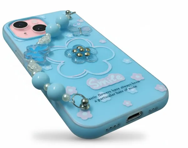 3D_Flower_Aesthetic_Butterfly_Charm_Strap_Case_Cover_for_iPhone_15