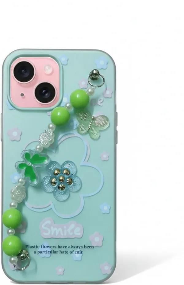 3D_Flower_Aesthetic_Butterfly_Charm_Strap_Case_Cover_for_iPhone_15