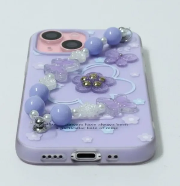 3D_Flower_Aesthetic_Butterfly_Charm_Strap_Case_Cover_for_iPhone_15