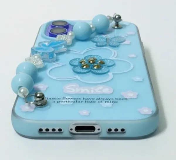 3D_Flower_Aesthetic_Butterfly_Charm_Strap_Case_Cover_for_iPhone_16_Plus