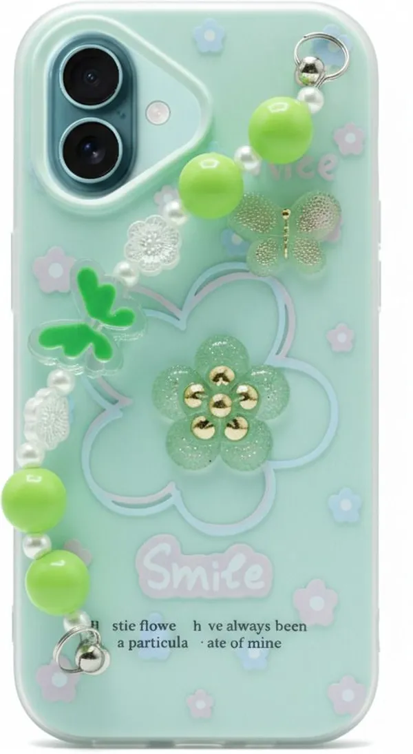 3D_Flower_Aesthetic_Butterfly_Charm_Strap_Case_Cover_for_iPhone_16_Plus