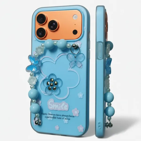 3D_Flower_Aesthetic_Butterfly_Charm_Strap_Case_Cover_for_iPhone_17_Pro