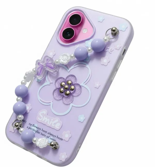3D_Flower_Aesthetic_Butterfly_Charm_Strap_Case_Cover_for_iPhone_17