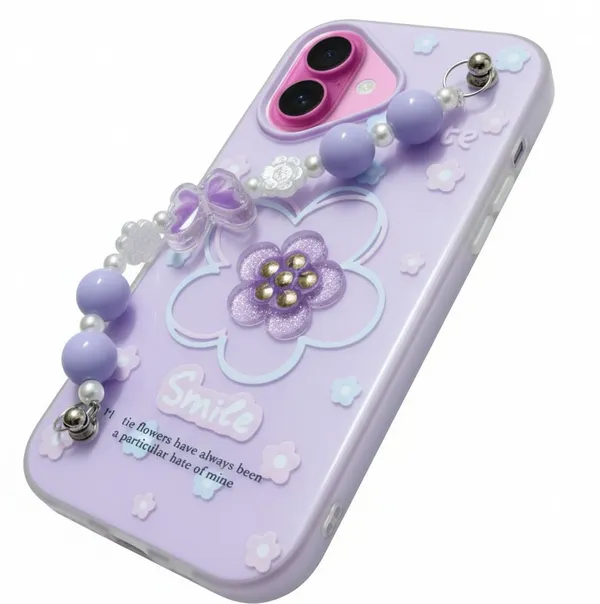 3D_Flower_Aesthetic_Butterfly_Charm_Strap_Case_Cover_for_iPhone_17