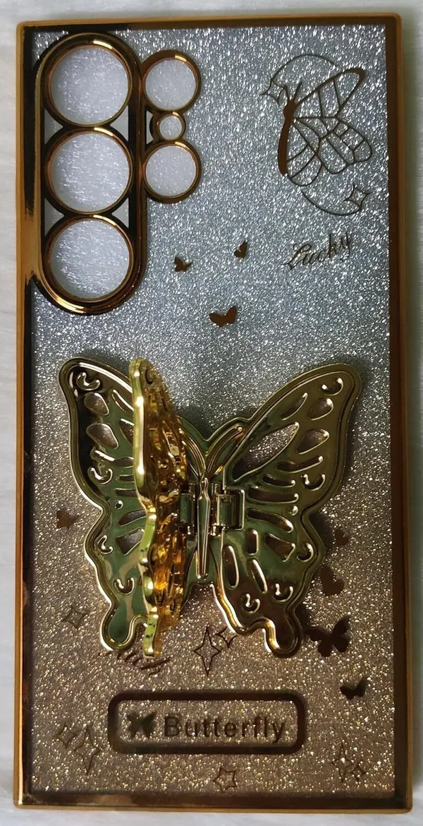 Butterfly_Stand,_Inside_Glitter_Paper_Case_Cover_for_Samsung_Galaxy_24_Ultra_5G