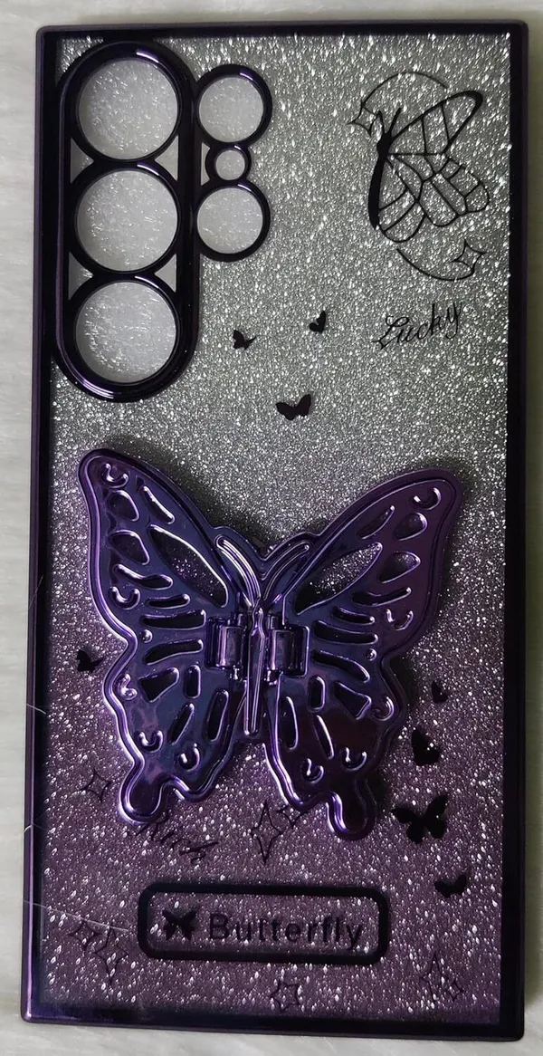 Butterfly_Stand,_Inside_Glitter_Paper_Case_Cover_for_Samsung_Galaxy_24_Ultra_5G
