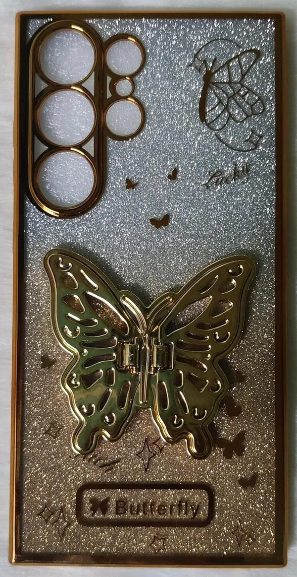 Butterfly_Stand,_Inside_Glitter_Paper_Case_Cover_for_Samsung_Galaxy_25_Ultra_5G