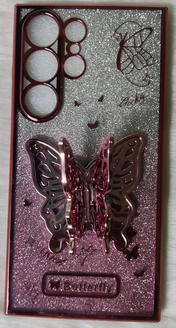 Butterfly_Stand,_Inside_Glitter_Paper_Case_Cover_for_Samsung_Galaxy_25_Ultra_5G