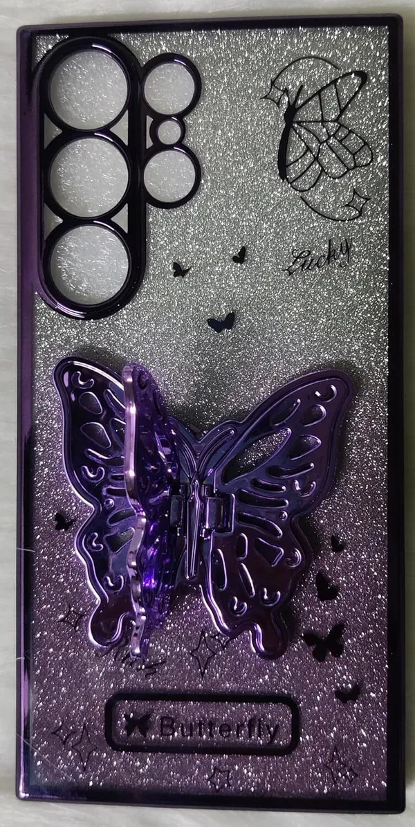 Butterfly_Stand,_Inside_Glitter_Paper_Case_Cover_for_Samsung_Galaxy_25_Ultra_5G