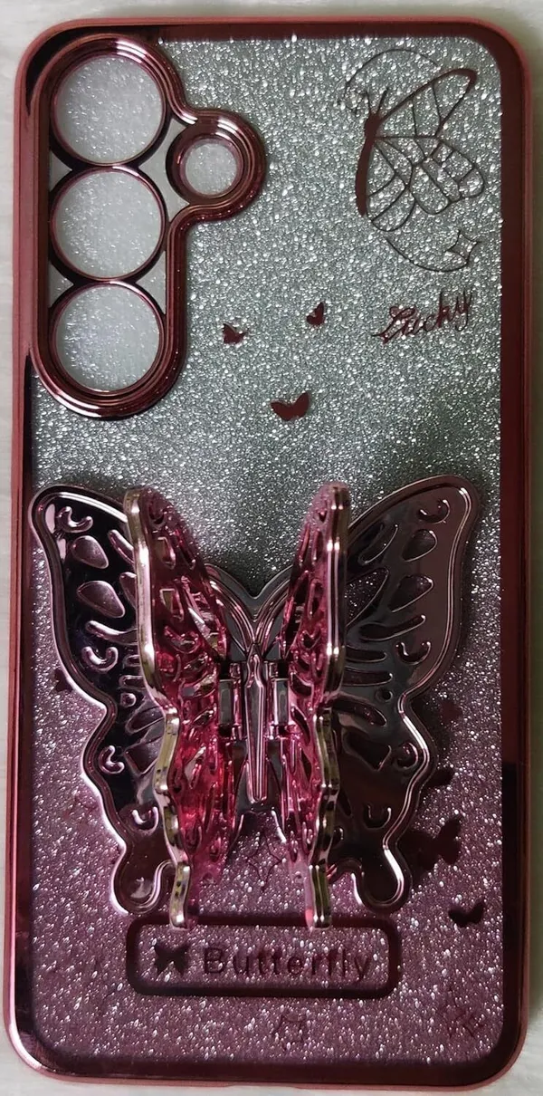 Butterfly_Stand,_Inside_Glitter_Paper_Case_Cover_for_Samsung_Galaxy_S24_5G_&_Samsung_Galaxy_S25_5G