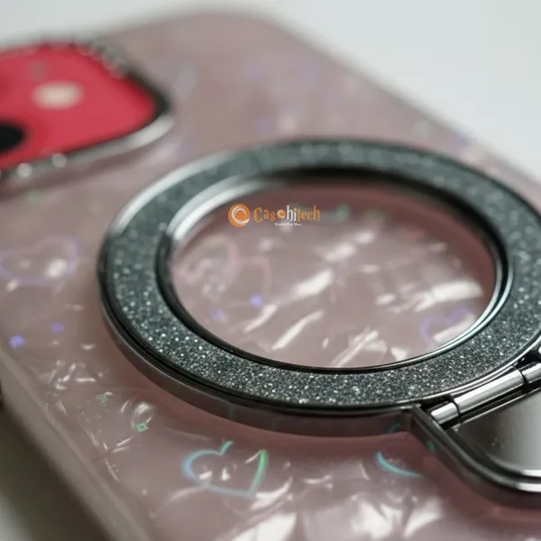 Pearl_Holographic_Heart,_Glitter_Ring_Stand_Magsafe_Case_Cover_for_iPhone_11