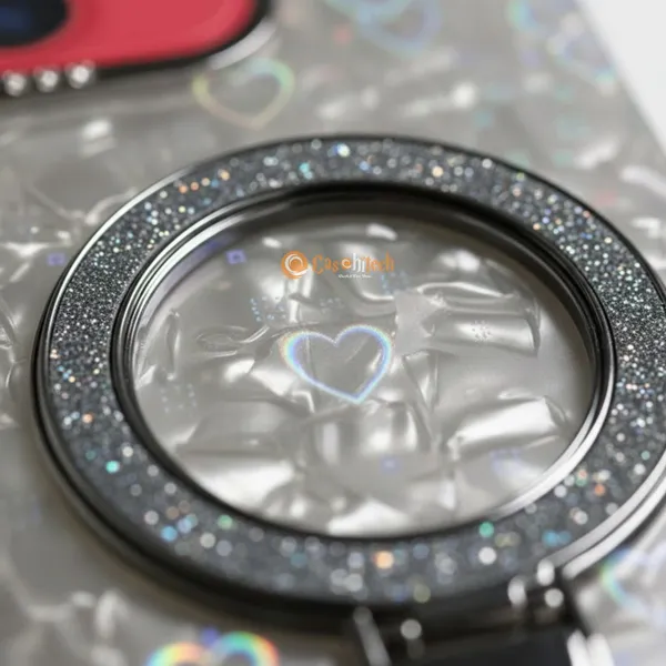 Pearl_Holographic_Heart,_Glitter_Ring_Stand_Magsafe_Case_Cover_for_iPhone_11