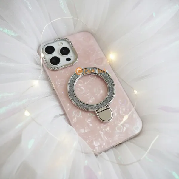Pearl_Holographic_Heart,_Glitter_Ring_Stand_Magsafe_Case_Cover_for_iPhone_15_Pro_Max