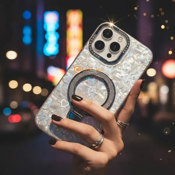 Pearl_Holographic_Heart,_Glitter_Ring_Stand_Magsafe_Case_Cover_for_iPhone_15_Pro