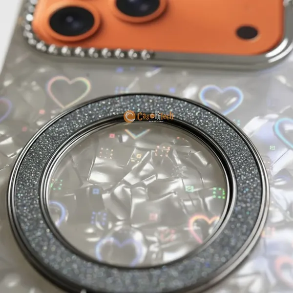 Pearl_Holographic_Heart,_Glitter_Ring_Stand_Magsafe_Case_Cover_for_iPhone_17_Pro_Max