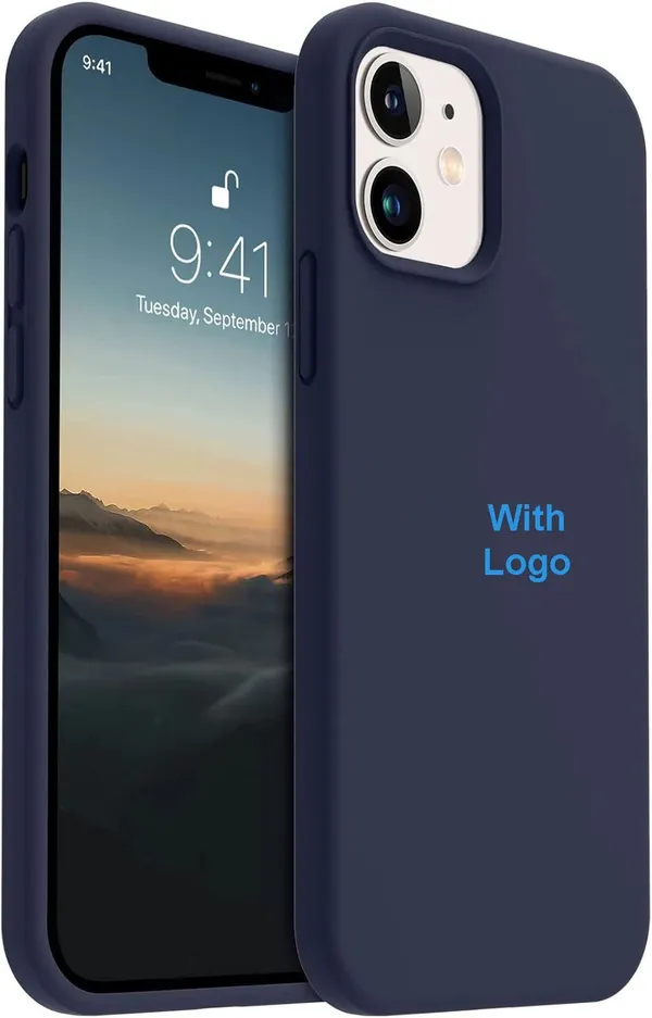 Slim_Soft_Liquid_Gel_With_Logo_Inside_Cloth_Silicone_Case_Cover_for_iPhone_12_Mini,_Storm_Blue