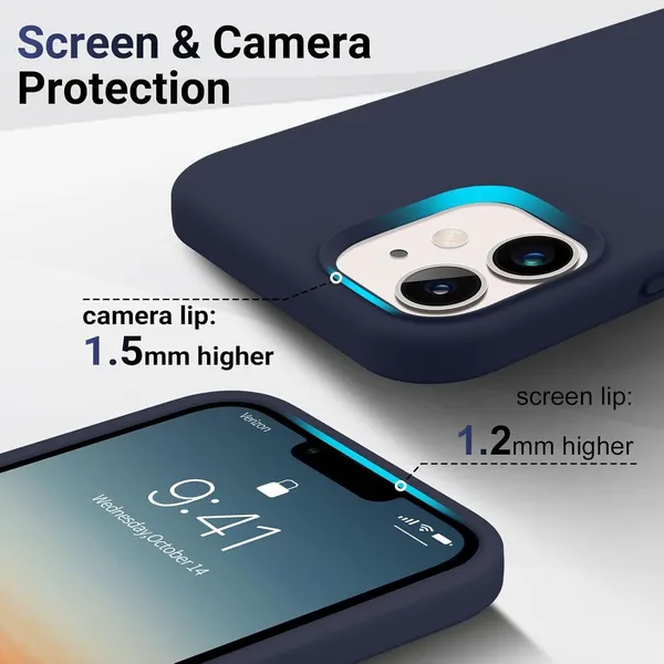 Slim_Soft_Liquid_Gel_With_Logo_Inside_Cloth_Silicone_Case_Cover_for_iPhone_12_Mini,_Storm_Blue