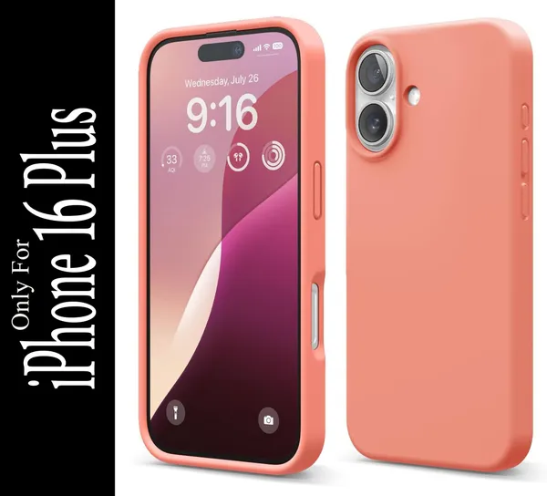Slim_Soft_Liquid_Gel_With_Logo_Inside_Cloth_Silicone_Case_Cover_for_iPhone_16_Plus,_Fuchsia