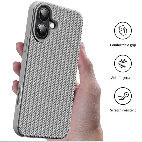 Woven_Knitted_Sweater_Texture_Silicone_Case_Cover_for_iPhone_16_Plus