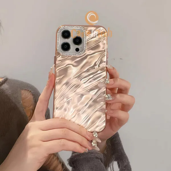 Water_Ripple_Design_With_Diamond_Lens_Frame_Case_Cover_for_iPhone_15_Pro