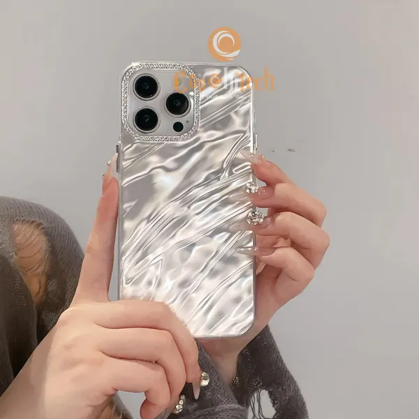 Water_Ripple_Design_With_Diamond_Lens_Frame_Case_Cover_for_iPhone_15_Pro