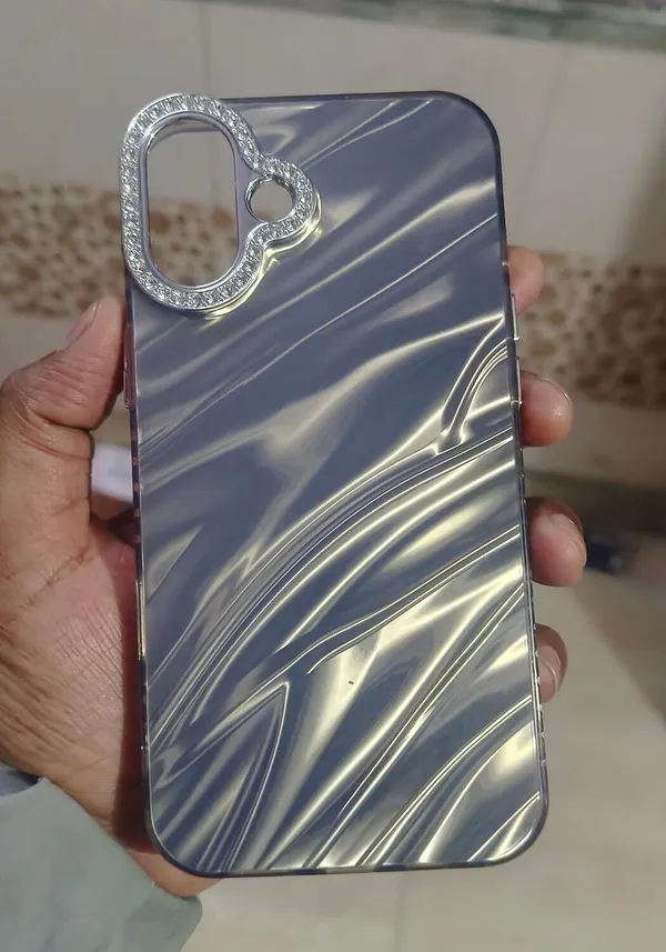 Water_Ripple_Design_With_Diamond_Lens_Frame_Case_Cover_for_iPhone_16_Plus