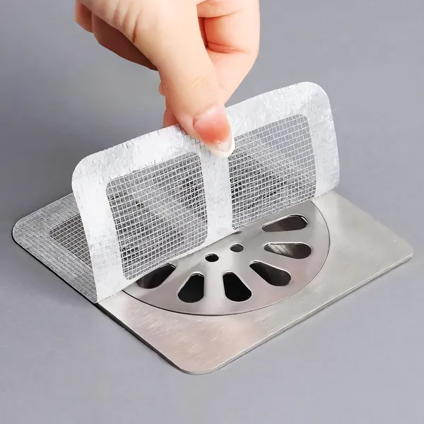 20_Pack_Waterproof_Drain_Cover_Mesh_for_Bathroom_–_Self_Adhesive_Hair_Catcher_&_Jali_Protector