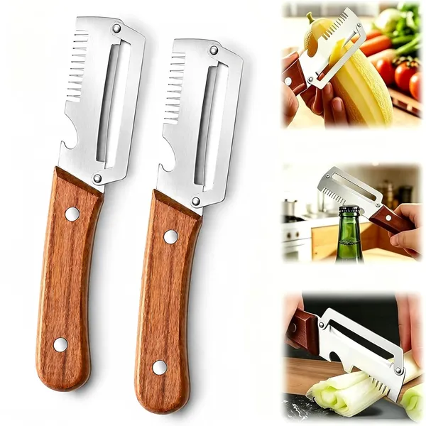 2_Pack_Multifunctional_Vegetable_Peeler,_3_in_1_Kitchen_Vegetable_Peeler_with_Wooden_Handle,_Grater_&_Bottle_Opener_&_Peelers_for_Kitchen_for_Potato,_Carrot,_Apple,_Fruit_&_Vegetable