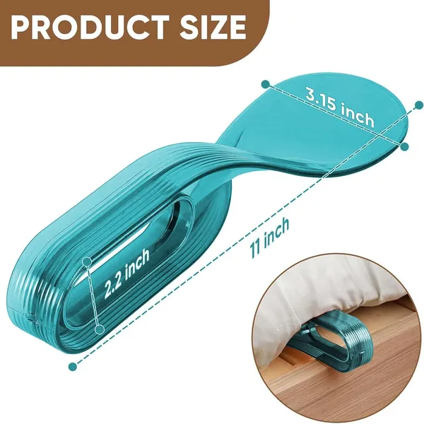 2_Pcs_Mattress_Lifter_Stand_&_New_Bed_Sheet_Tucker_Tool_Durable_and_Efficient/Ergonomic_Handle/Relieves_Back_Pain/Easy_Bed_Making_Tool_Can_Tuck_Sheets/Holds_Mattress_Wedge_Elevator