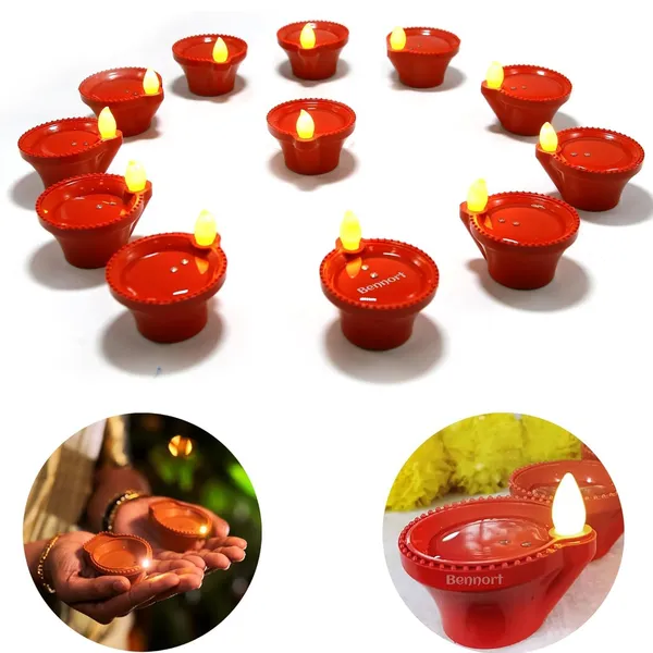 12_Pcs_Water_Sensor_Diya_Lights_Electric_Flameless_And_Smokeless_Led_Diyas_|_Eco-Friendly_Led_Diyas_Candle_Warm_Ambient_Lights_For_Home_Decor,_Diwali_Festivals_Decoration,Christmas,New_Year(12)