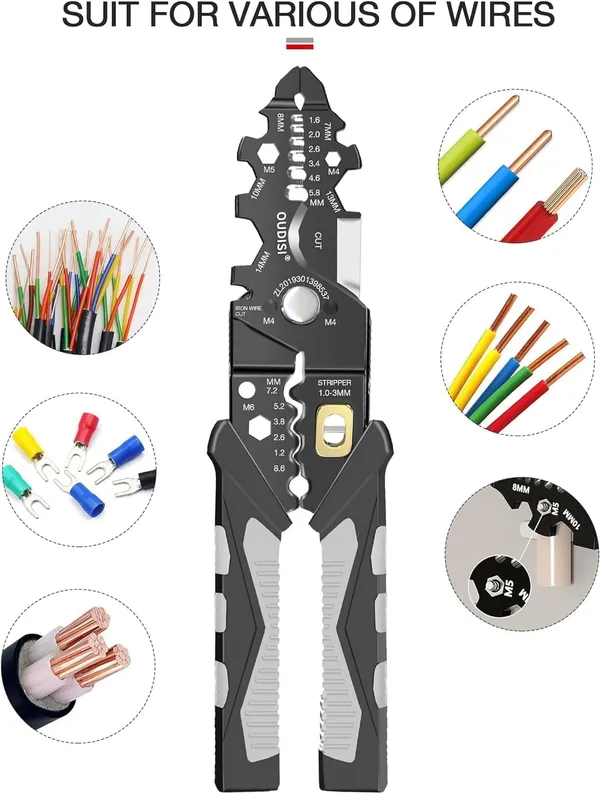 25_In_1_Wire_Stripper_|_8-Inch_Crimping_Tool_|_Multifunctional_Hand_Tool_For_Cable_Stripping_|_Professional_Electrician_Pliers_For_Cutting,_Shearing,_Clamping