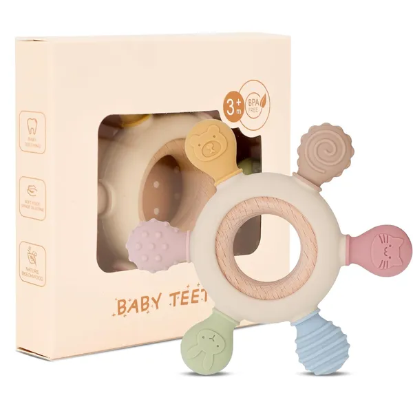 Silicon_And_Wood_Teether_For_3+_Months_Baby,_Bpa_Free,_Beige