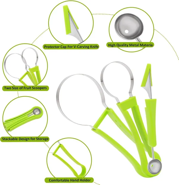 4_In_1_Stainless_Steel_Fruit_Tool_Set,_Fruit_Spoon_Cutter_Set,_Melon_Cutter_Balls,_Fruit_Carving_Knife,_Watermelon_Peeler,_Kitchen_Vegetable_Tools_For_Cutting_And_Carving