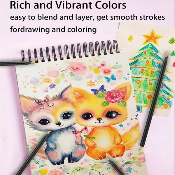 12_Colors_Rainbow_Pencils_For_Kids_And_Adults_|_Black_Wooden_Multi-Colored_Pencils_For_Drawing,_Sketching_And_Coloring_|_Art_Supplies_For_Boys_And_Girls,_School_And_Craft_Use