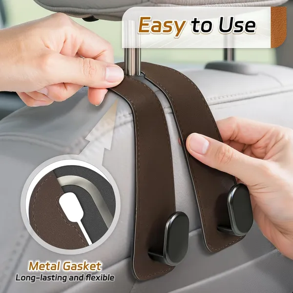 Pack_Of_2_Leather_Car_Seat_Headrest_Hooks_|_Universal_Car_Purse_And_Bag_Holder_|_Multipurpose_Car_Backseat_Hook_For_Handbags,_Groceries_And_Phones