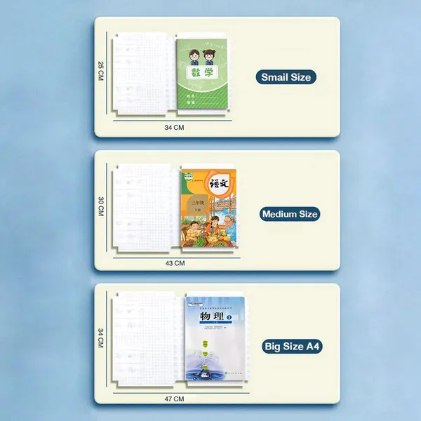 Self_Adhesive_Book_Cover_Set_(30_Pcs)_|_Waterproof_Transparent_Diamond_Pattern_Sheets_For_Books_And_Notebooks_|_3_Size_Pack_(34X25,_43X30,_47X34_Cm)_School_Protective_Covers