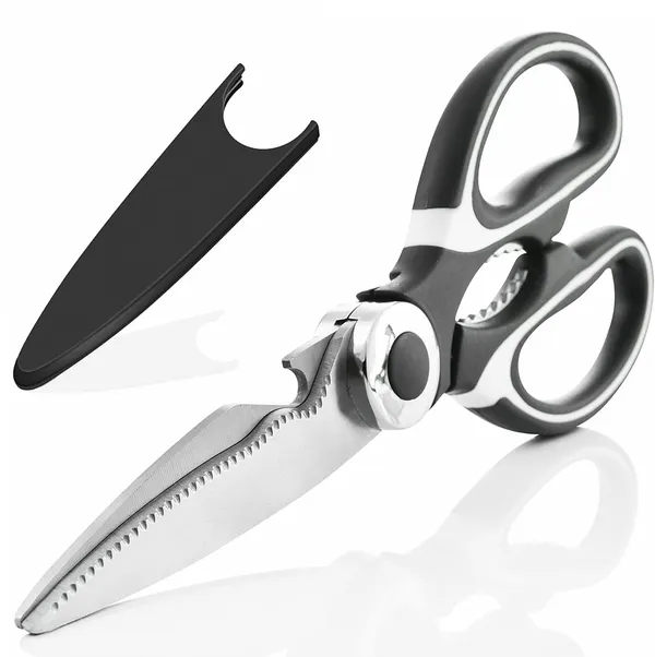 Multi_Purpose_Kitchen_Scissors_Stainless_Steel_Heavy_Duty_Kitchen_Shears_For_Meat_Chicken_Fish_Vegetables_Herbs_Food_Scissor_With_Bottle_Opener_Detachable_Blade_Kitchen_Tool